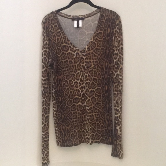 BCBGMaxAzria Tops - BCBG leopard print top